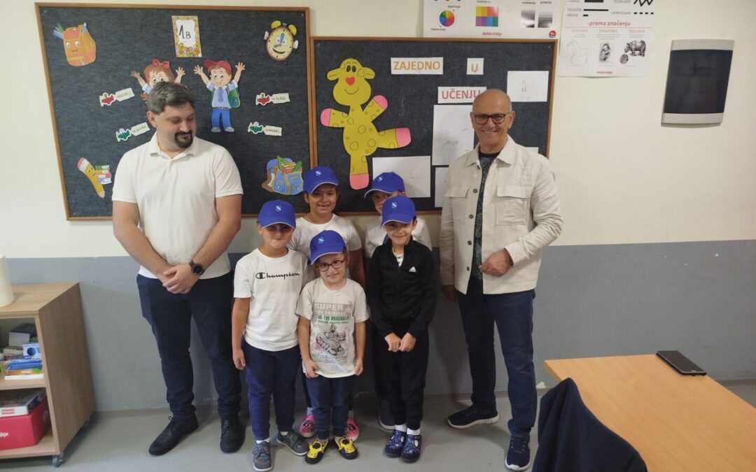 Načelnik Općine Dekanovec, gospodin Ivan Hajdarović, posjetio prvašiće Područne škole Florijana Andrašeca Dekanovec