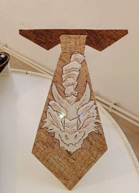 Rad učenice Saše Hunjadi izložen u Cravaticumu – Boutique Muzeju kravata iz Zagreba