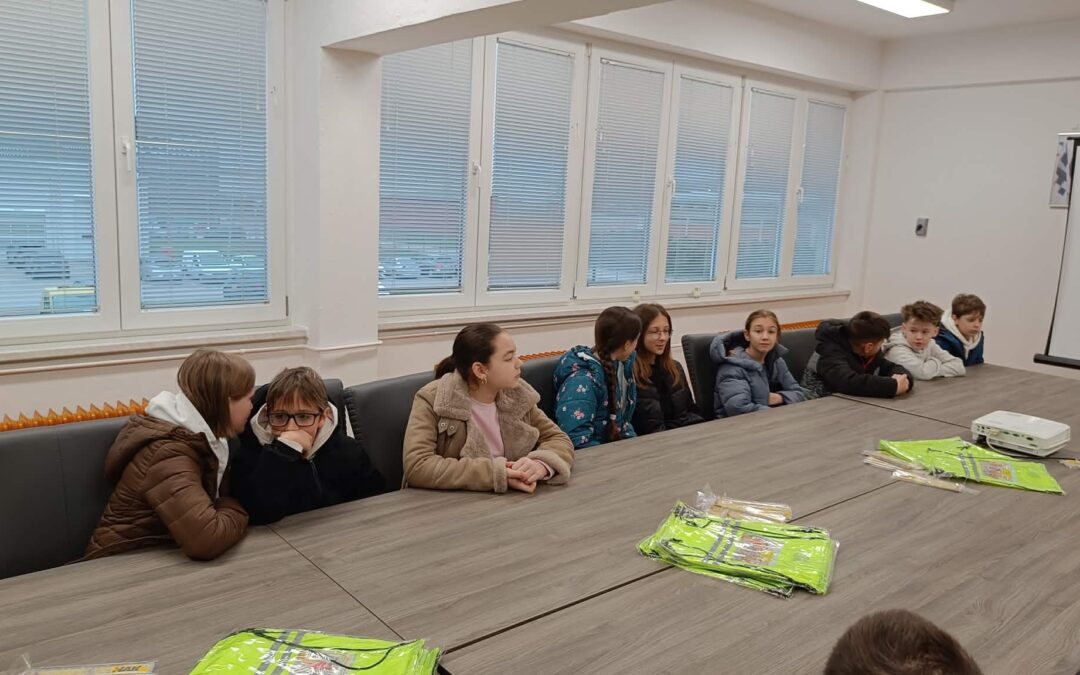 Učenici OŠ Domašinec sudjelovali na osposobljavanju Školskih prometnih jedinica