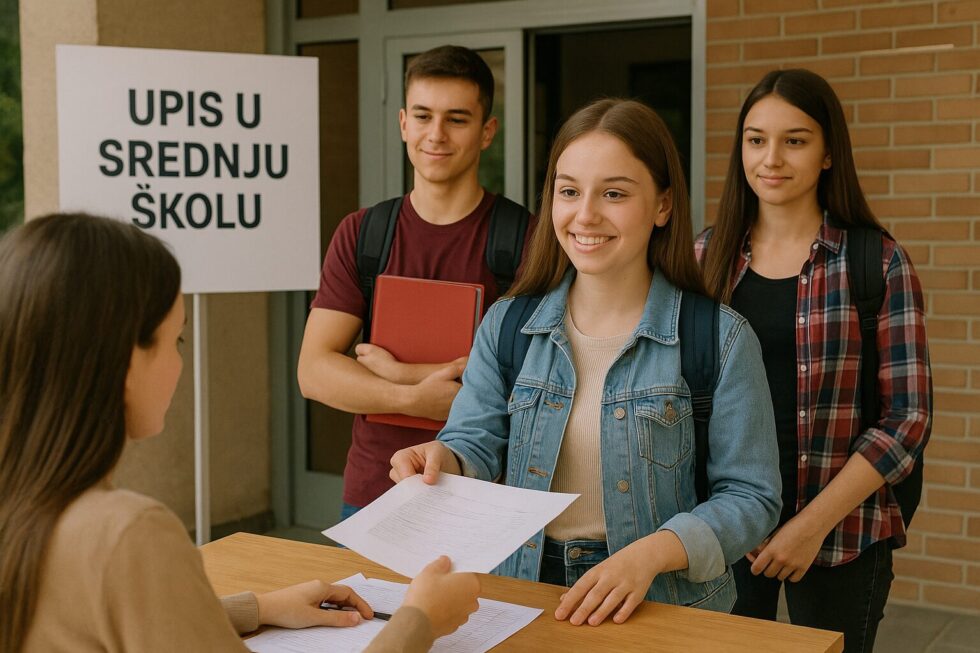 Informacije o upisu učenika u srednje škole